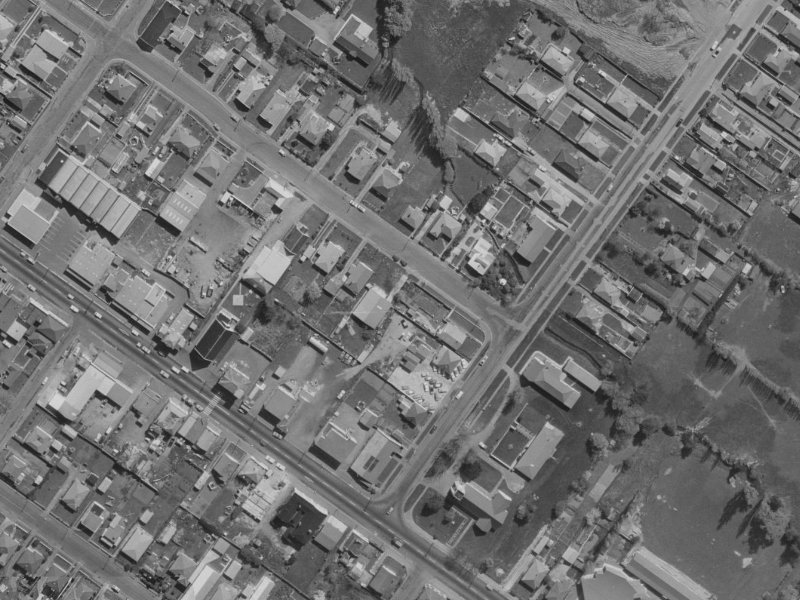 68 Glenroy Street from the air, 1970-1974