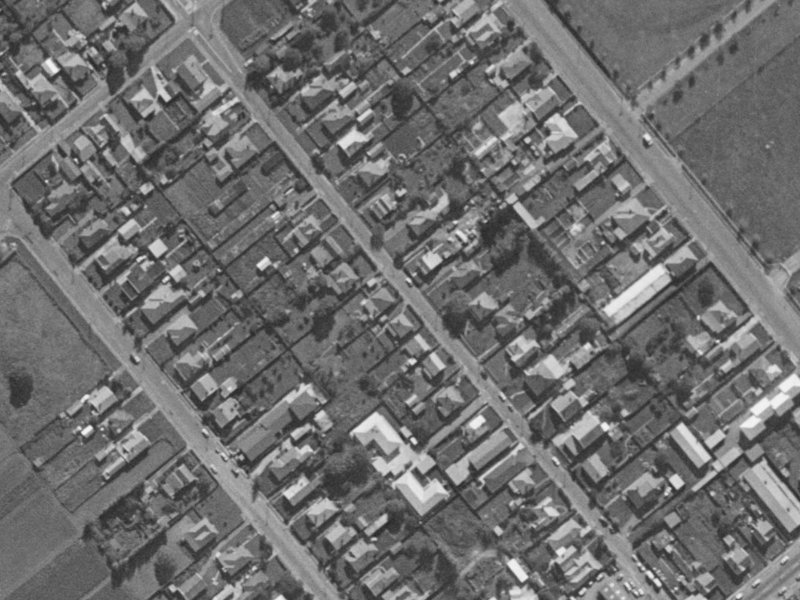28 Torrens Road from the air, 1970-1974