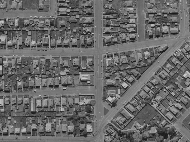 21 Cadogan Street from the air, 1970-1974
