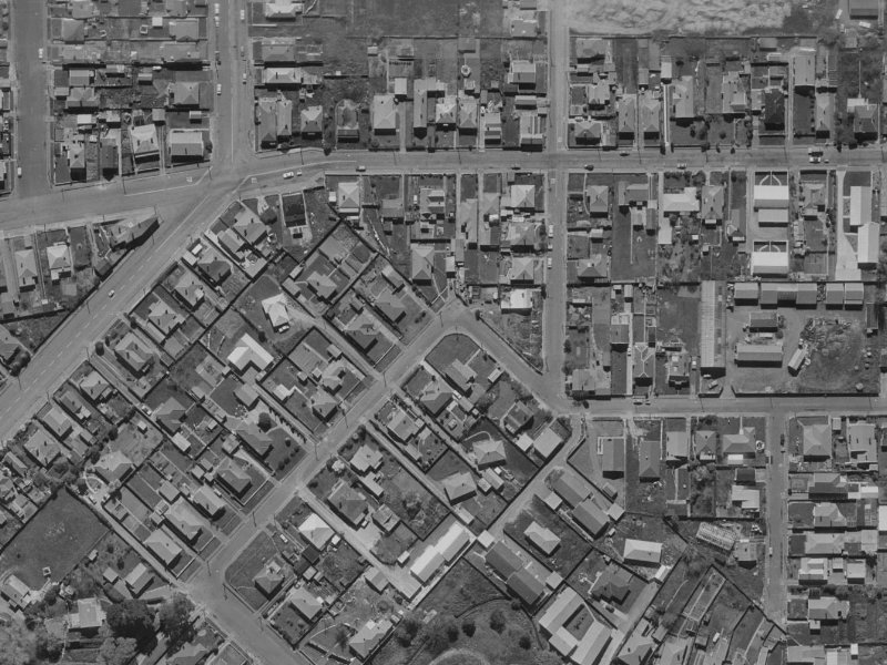 2 Hargest Crescent from the air, 1970-1974