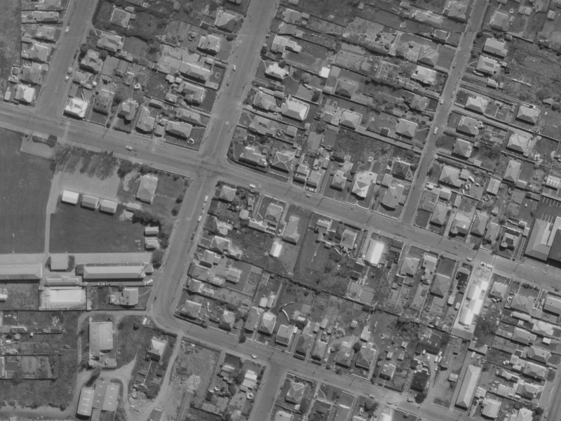 176 Hastings Street East from the air, 1970-1974