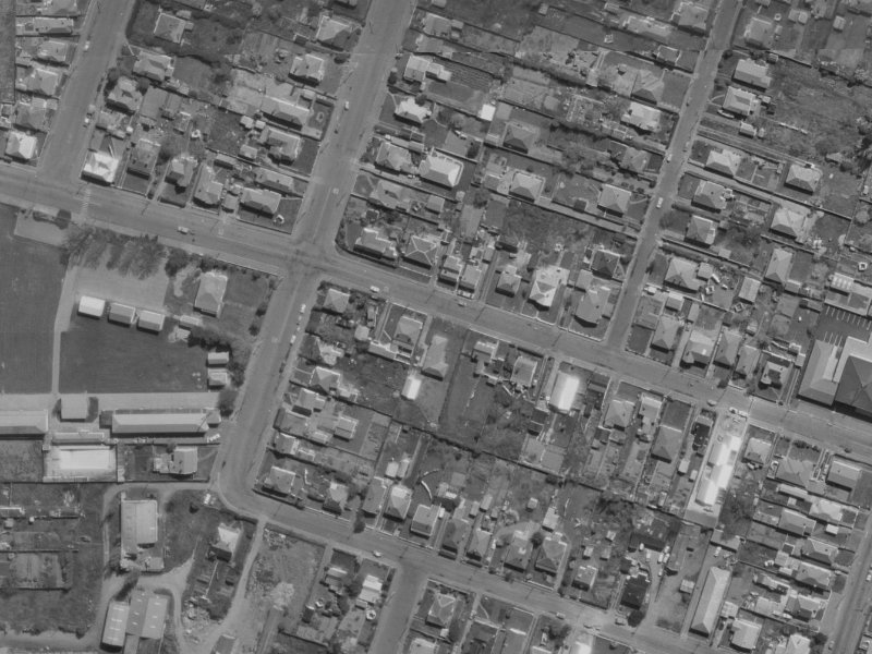 178 Hastings Street East from the air, 1970-1974