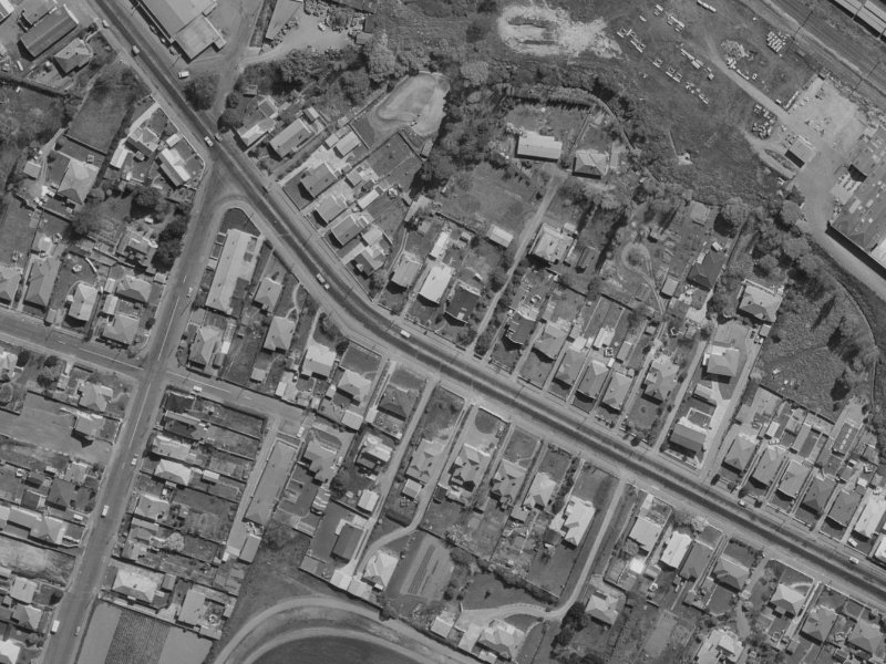 39 Opawa Road from the air, 1970-1974