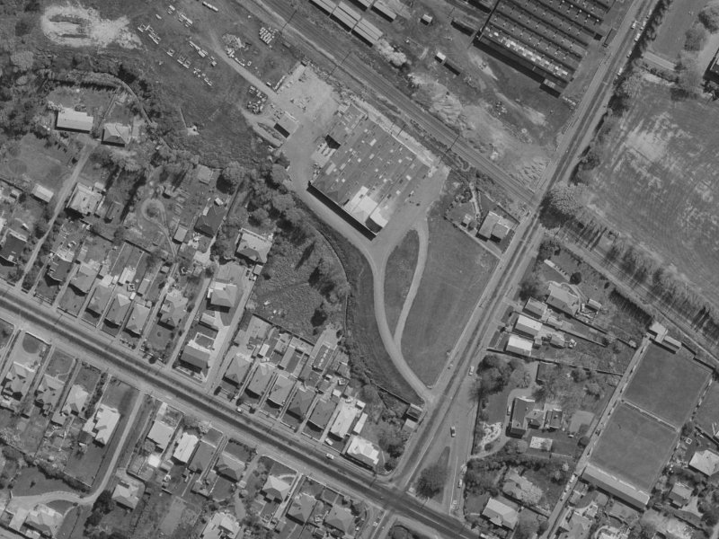 57C Opawa Road from the air, 1970-1974