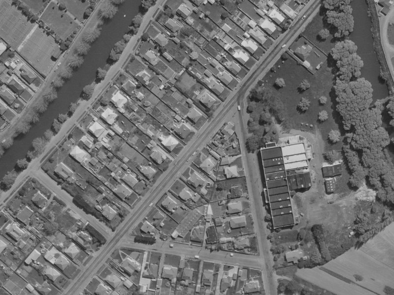 27 Radley Street from the air, 1970-1974