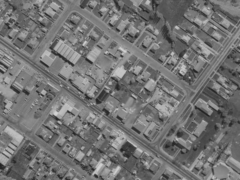 697 Ferry Road from the air, 1970-1974