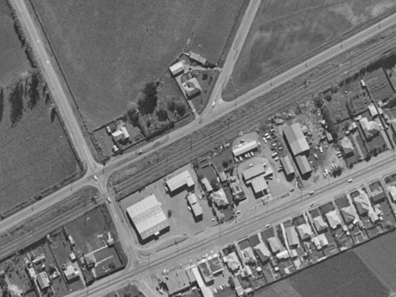 726 Main South Road from the air, 1970-1974