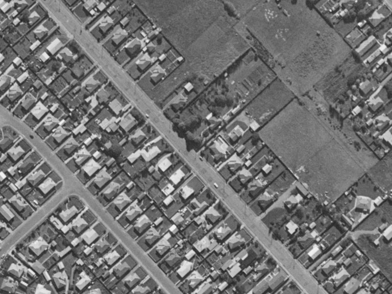 55 Amyes Road from the air, 1970-1974