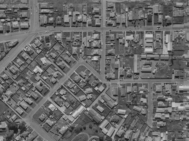 6 Hargest Crescent from the air, 1970-1974