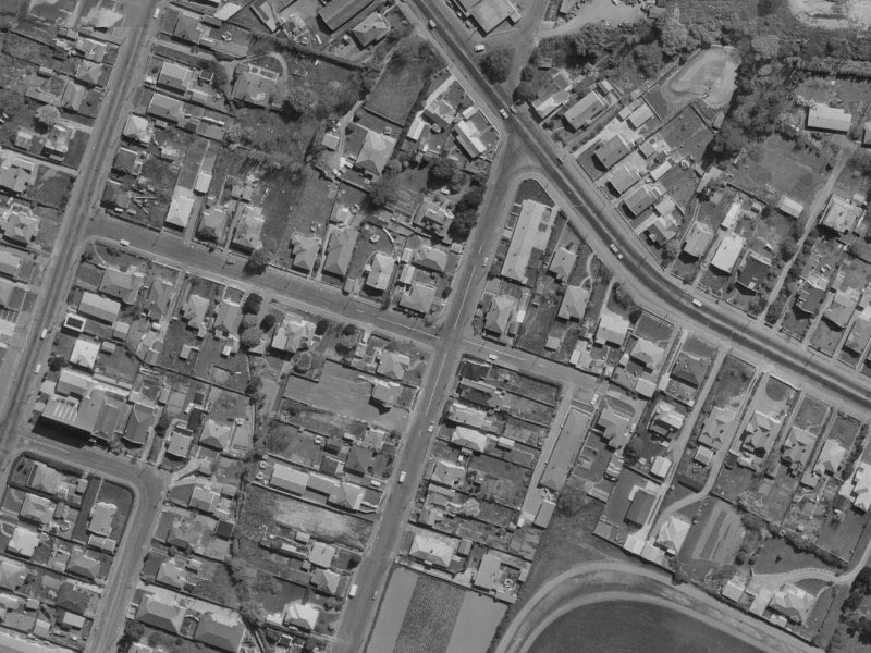 21 Hornbrook Street from the air, 1970-1974