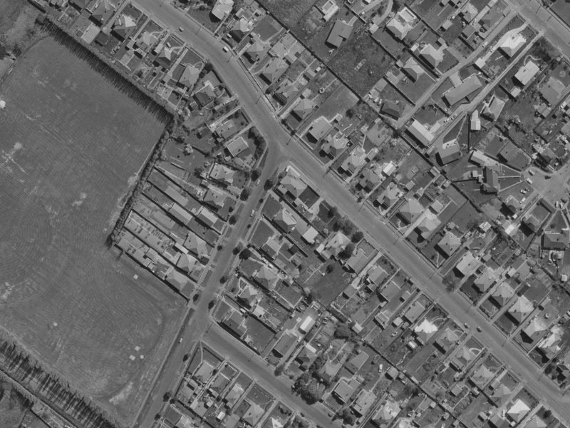 9 Whittington Avenue from the air, 1970-1974