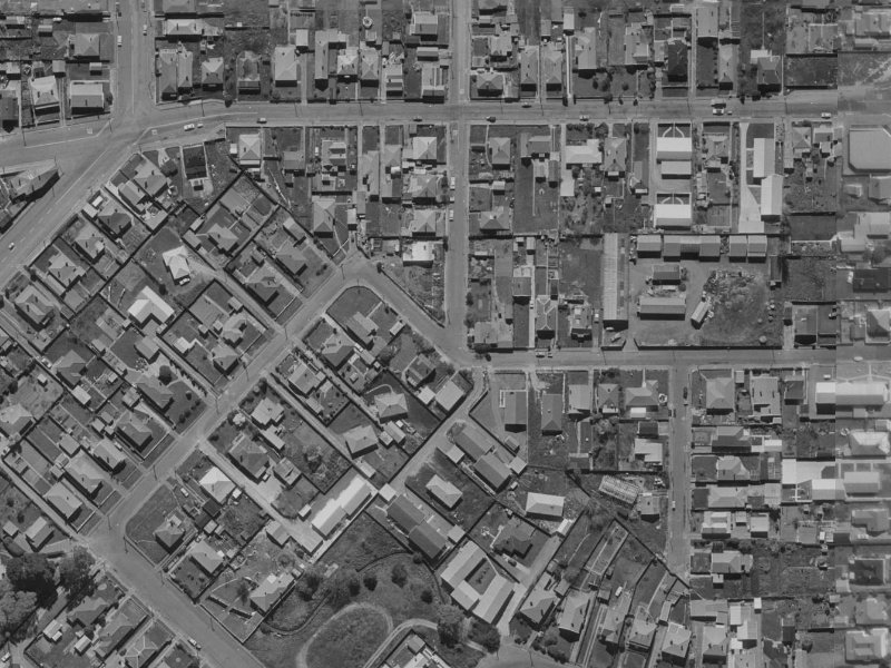 2 Jordan Street from the air, 1970-1974