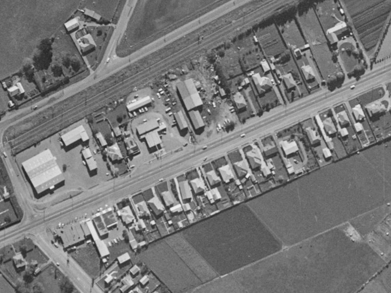 714 Main South Road from the air, 1970-1974