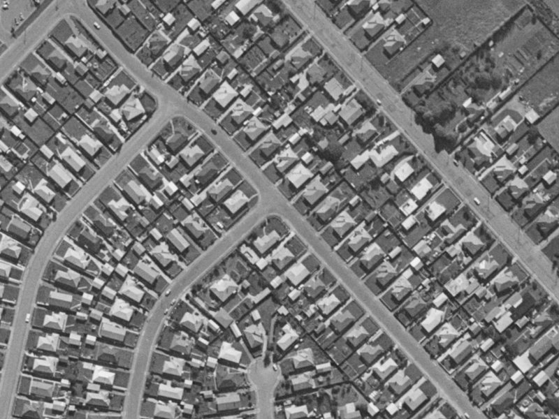 98 Blankney Street from the air, 1970-1974