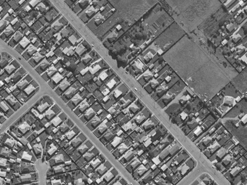 70 Amyes Road from the air, 1970-1974
