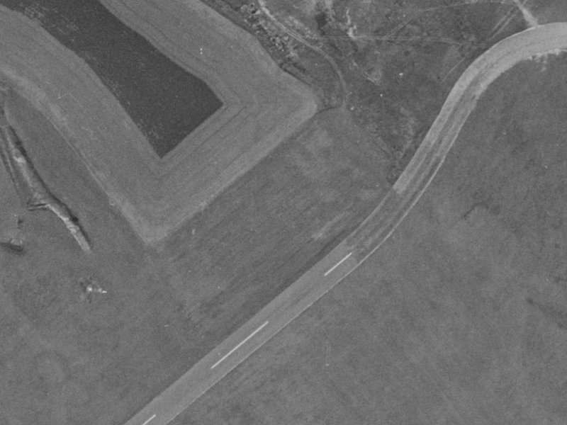 152 Kittyhawk Avenue from the air, 1970-1974