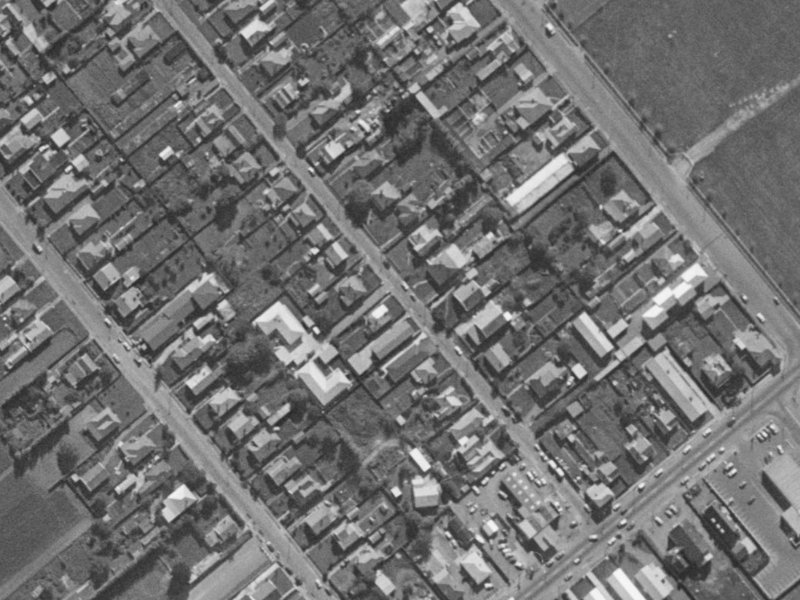 18 Torrens Road from the air, 1970-1974
