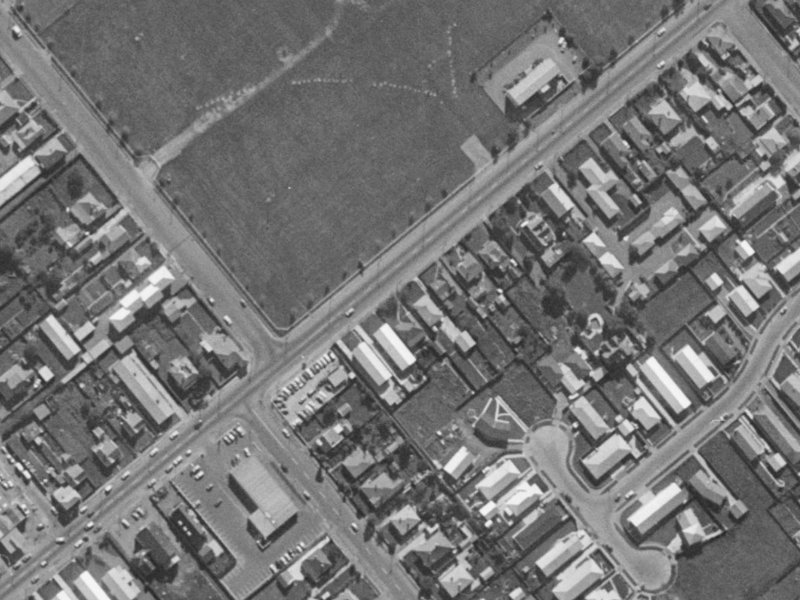 122A Lincoln Road from the air, 1970-1974