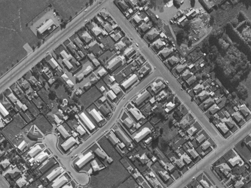 3A Blakehall Place from the air, 1970-1974