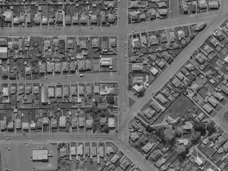 11 Cadogan Street from the air, 1970-1974