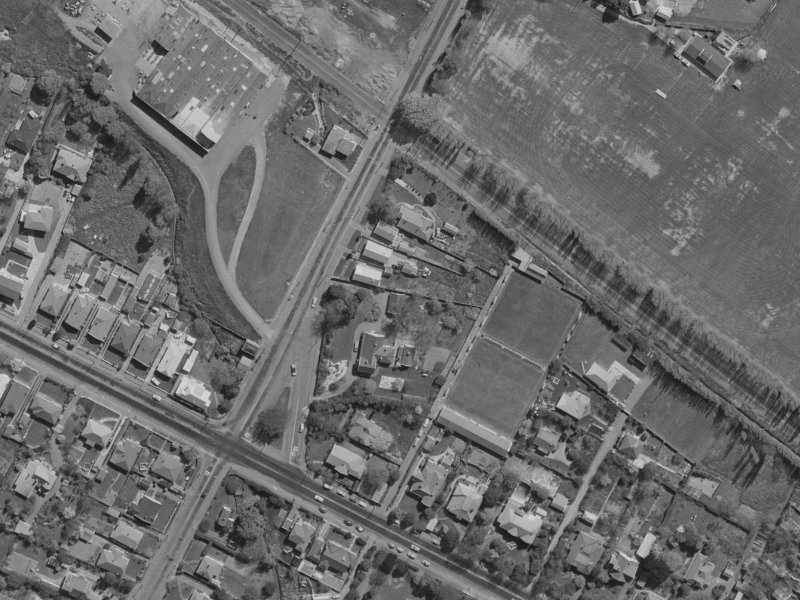 38 Ensors Road from the air, 1970-1974