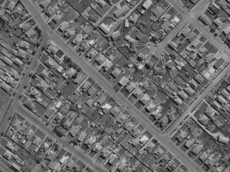 71 Sullivan Avenue from the air, 1970-1974