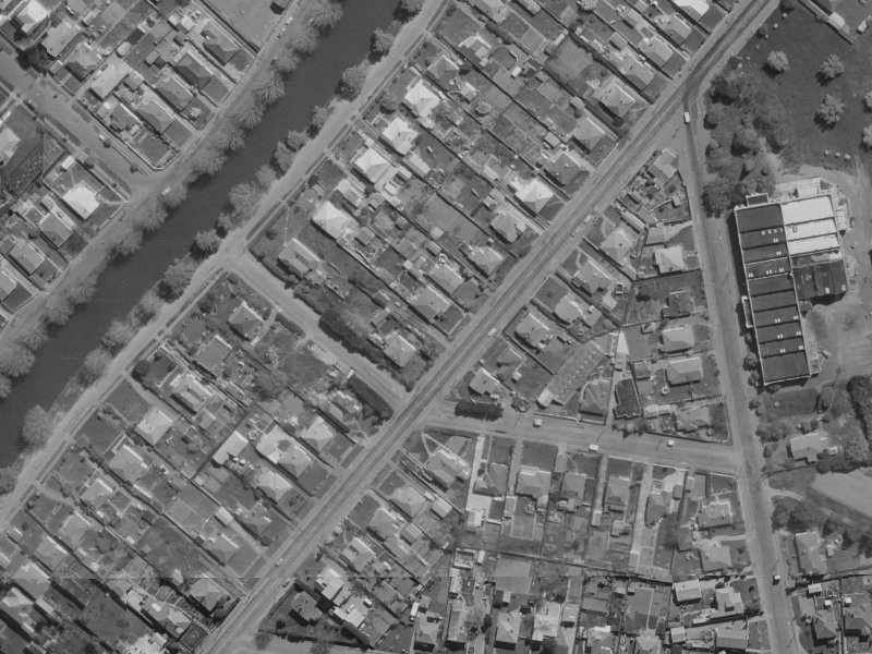 42 Radley Street from the air, 1970-1974
