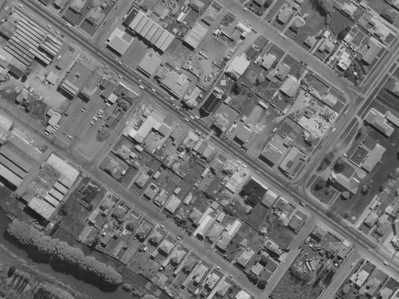 620 Ferry Road from the air, 1970-1974