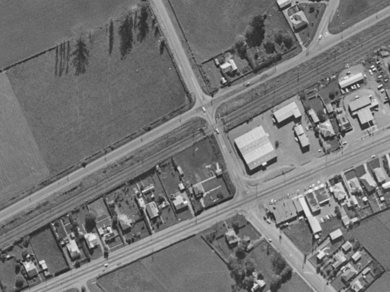 3 Barters Road from the air, 1970-1974