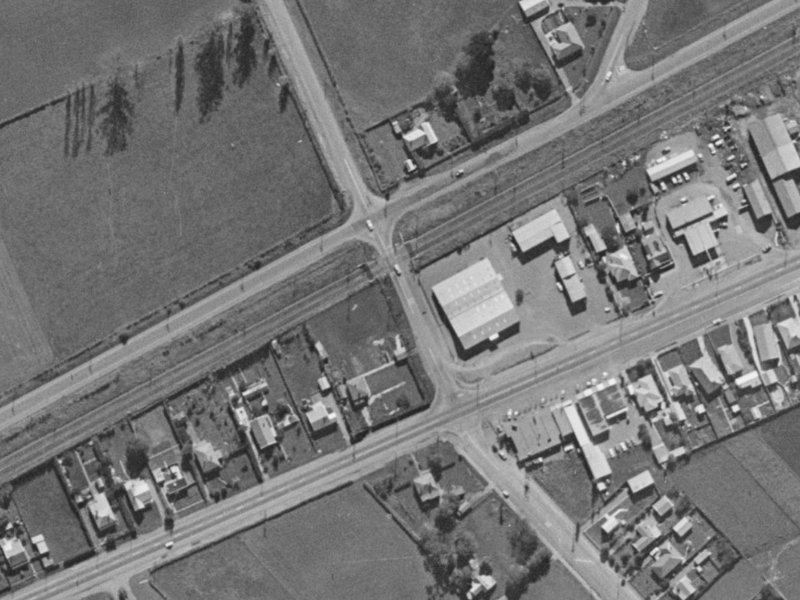 2 Marshs Road from the air, 1970-1974