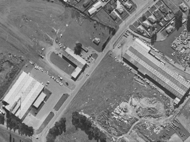 94 Shands Road from the air, 1970-1974