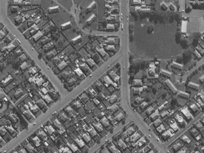 44 Howard Street from the air, 1970-1974