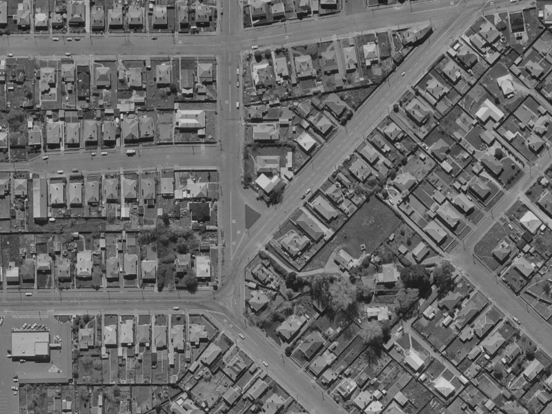 7 Burlington Street from the air, 1970-1974