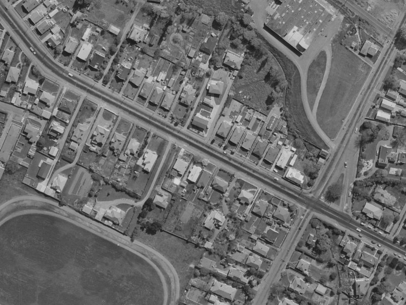 60 Opawa Road from the air, 1970-1974