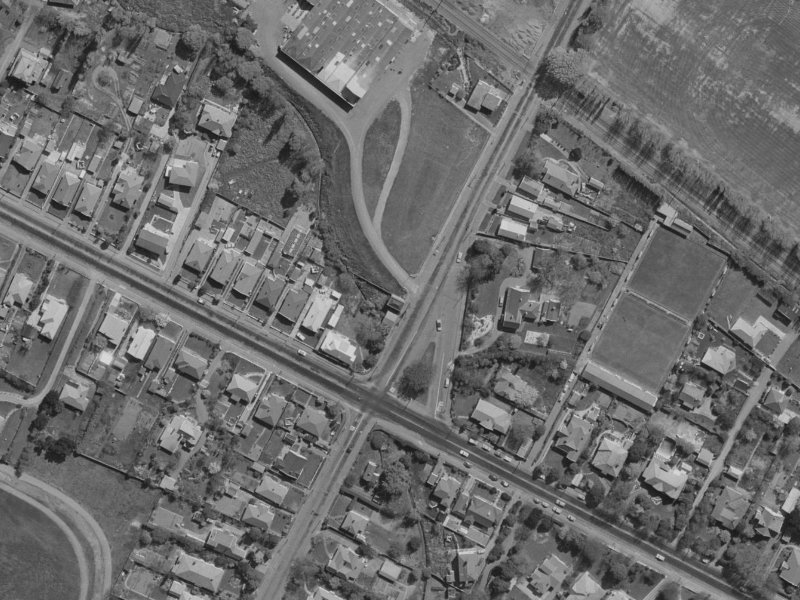 35E Ensors Road from the air, 1970-1974
