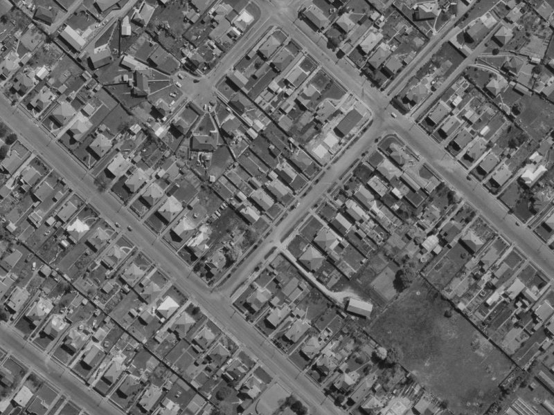 15 Keswick Street from the air, 1970-1974