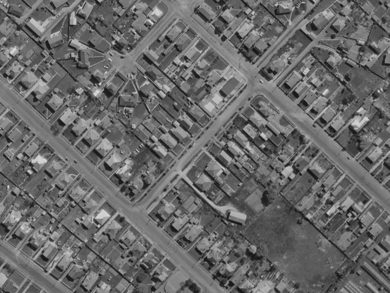 17 Keswick Street from the air, 1970-1974