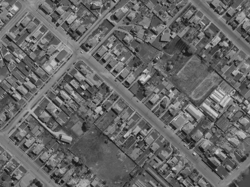 147 MacKenzie Avenue from the air, 1970-1974
