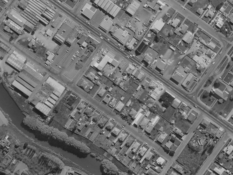 616C Ferry Road from the air, 1970-1974