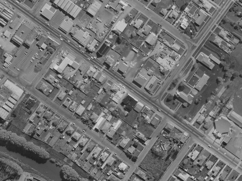 630 Ferry Road from the air, 1970-1974