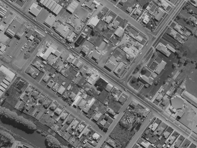 634 Ferry Road from the air, 1970-1974