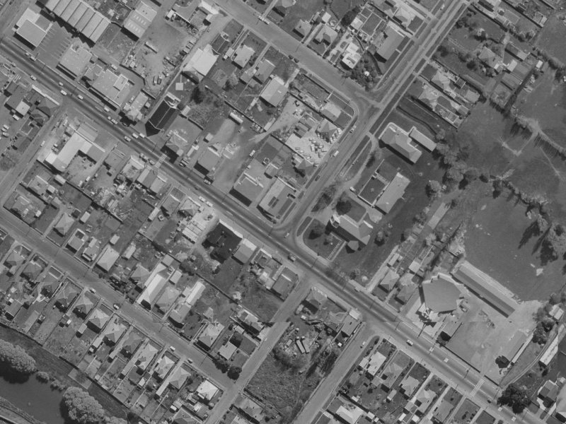 713 Ferry Road from the air, 1970-1974