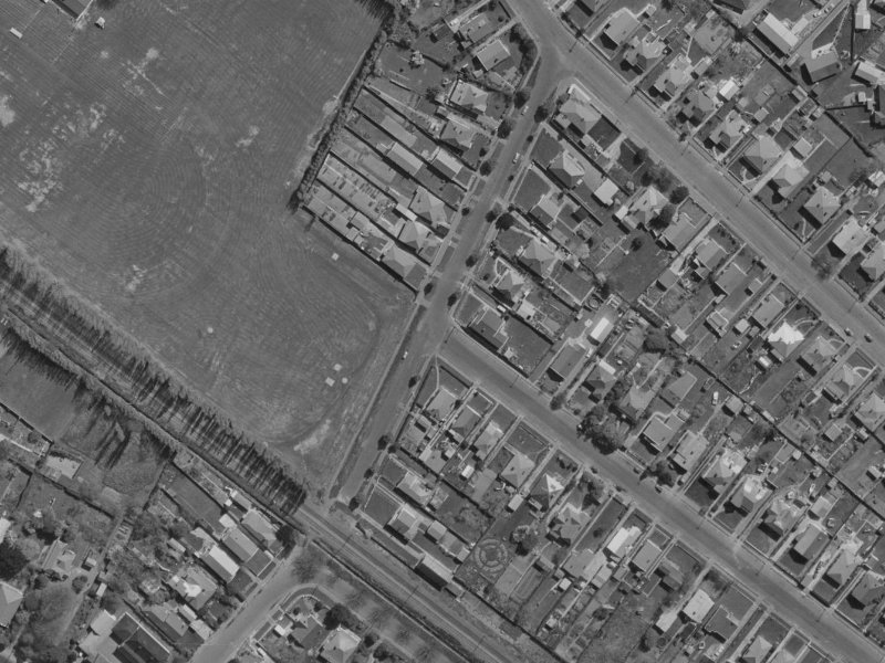 17A Whittington Avenue from the air, 1970-1974