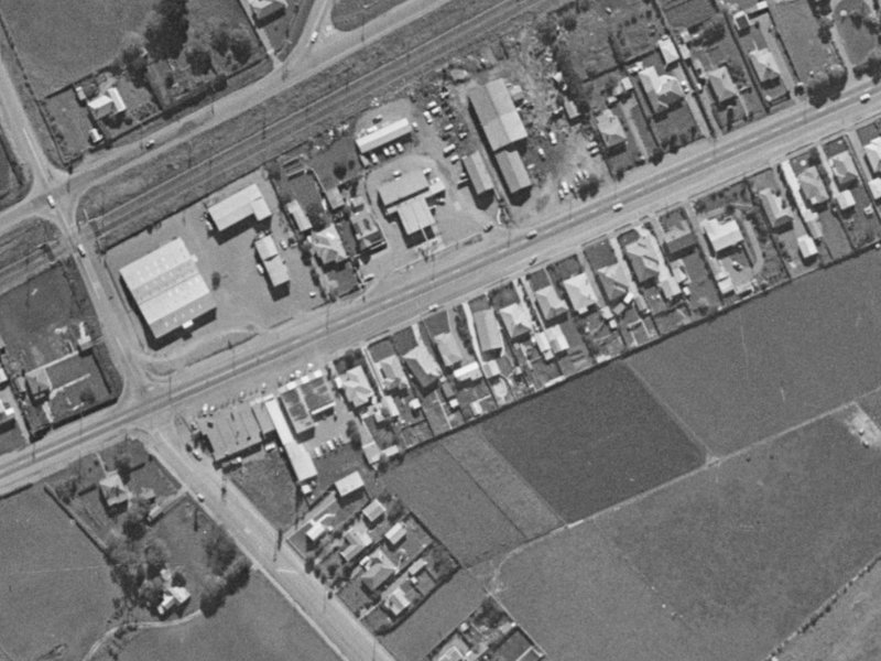 721 Main South Road from the air, 1970-1974