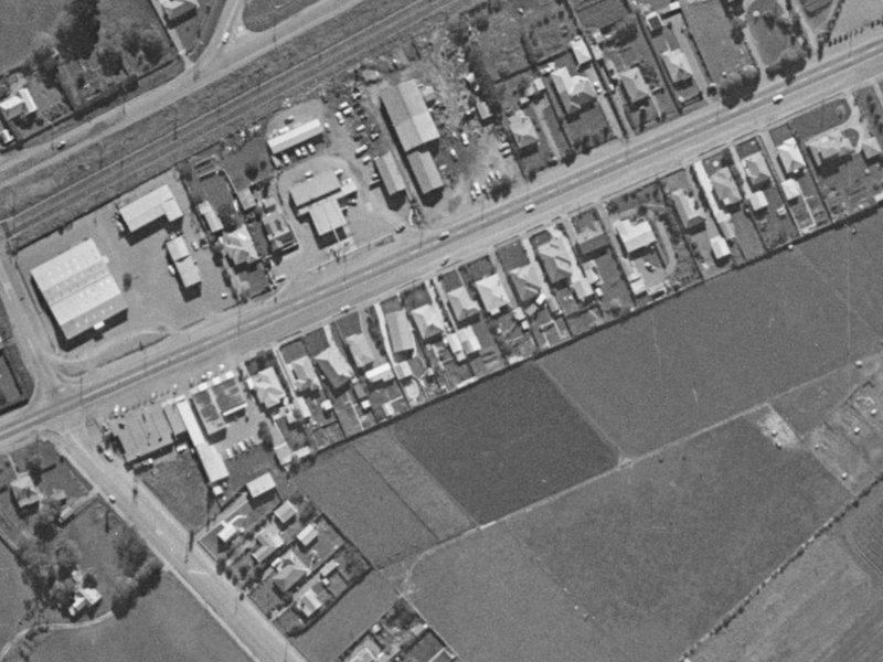 717 Main South Road from the air, 1970-1974