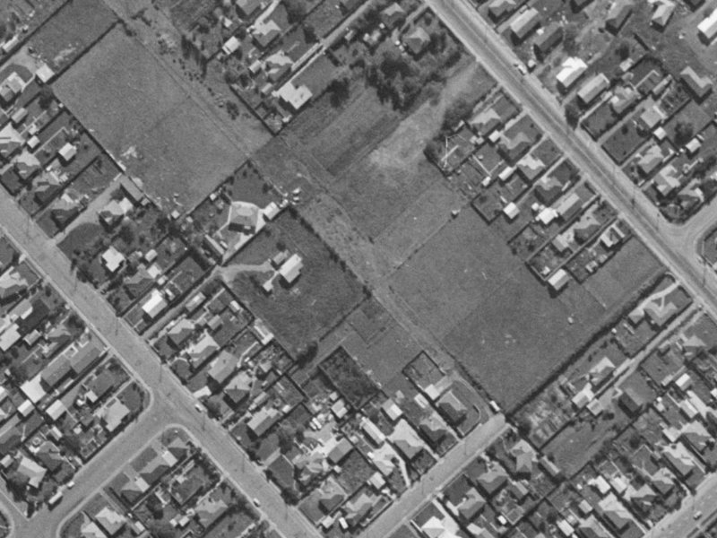 19 Trevor Street from the air, 1970-1974