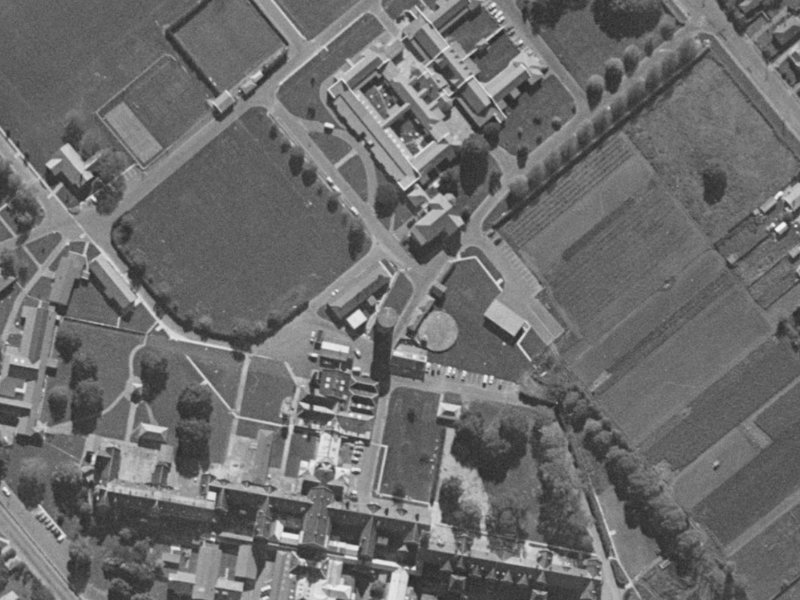 7 Albion Lane from the air, 1970-1974