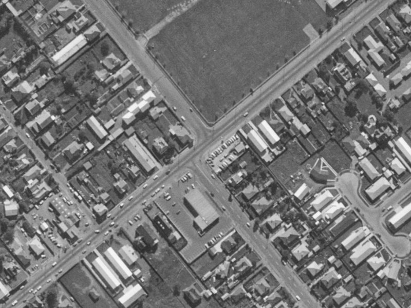 374 Lyttelton Street from the air, 1970-1974