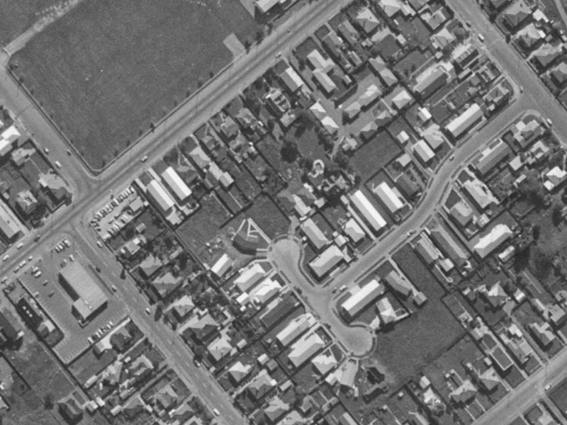 26 Blakehall Place from the air, 1970-1974