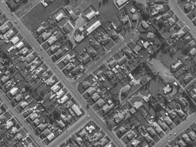6 Hammond Place from the air, 1970-1974